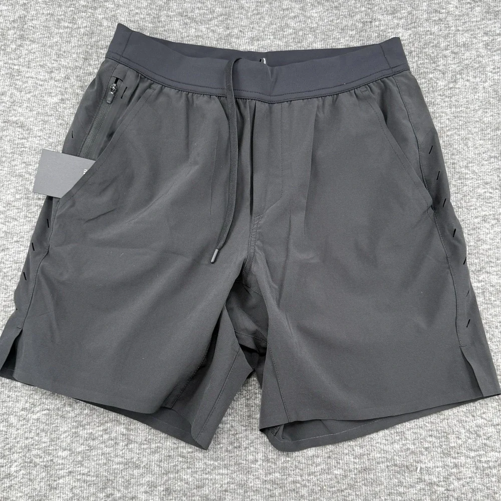Ten Thousand Interval Short 7 Inch Mens Small Black Running Shorts New TTSH002